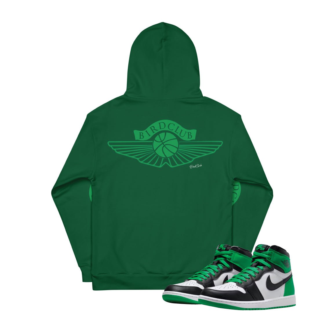 Retro 1 Lucky Green Wings Sweatshirt - Sneaker Tees to match Air Jordan Sneakers