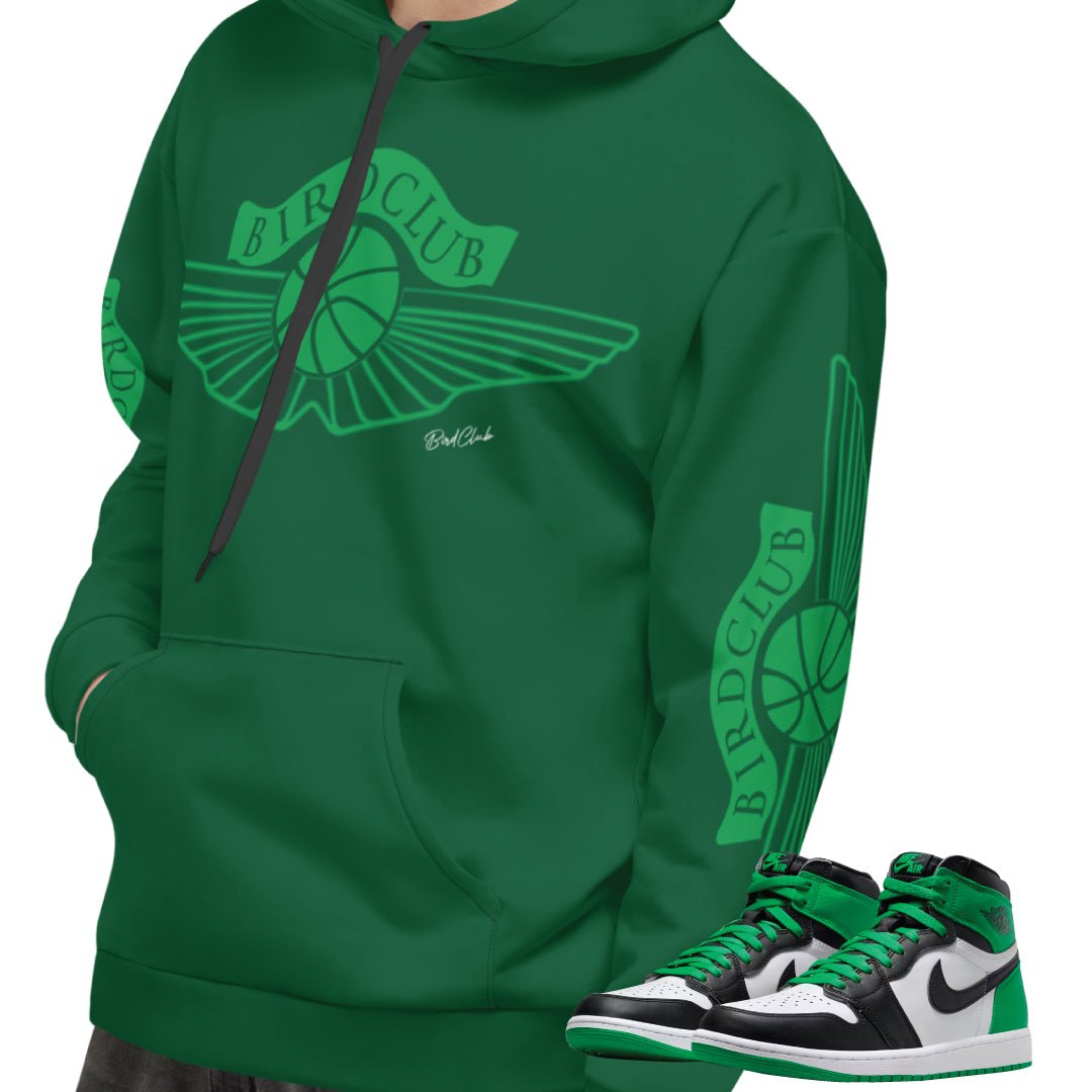 Retro 1 Lucky Green Wings Sweatshirt - Sneaker Tees to match Air Jordan Sneakers