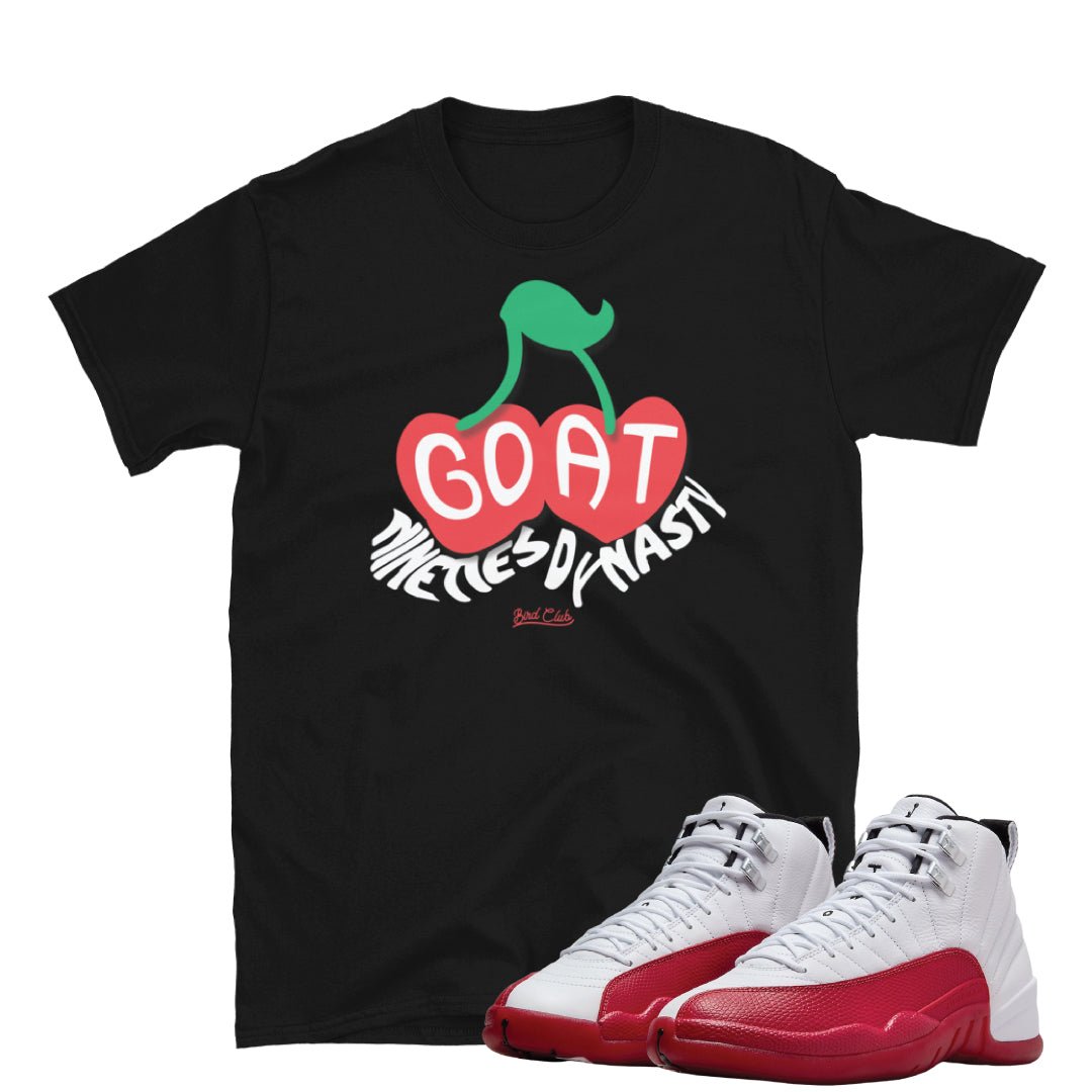 Retro 12 Cherry Dynasty Shirt - Sneaker Tees to match Air Jordan Sneakers