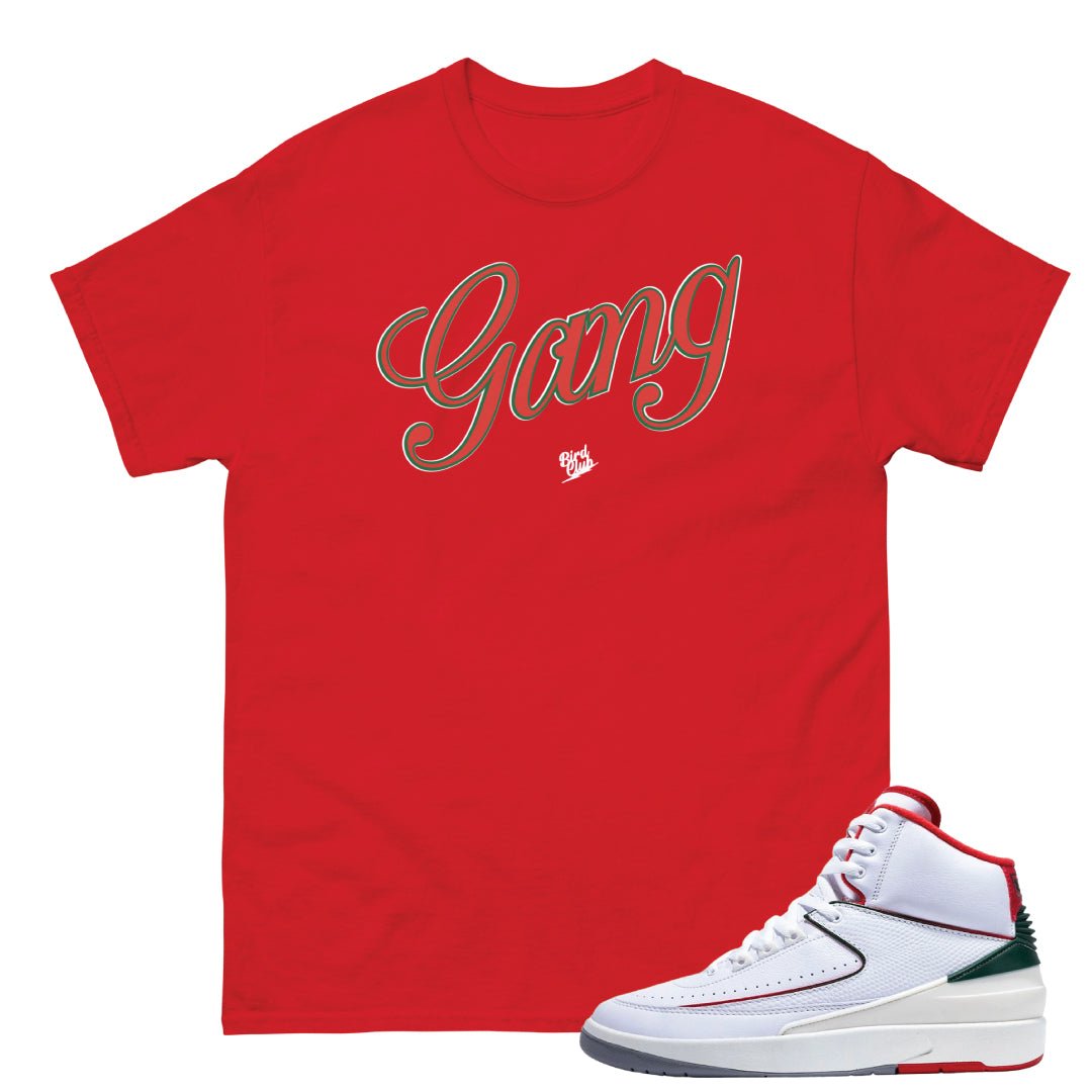 Retro 2 "Origins" Italy Gang Shirt - Sneaker Tees to match Air Jordan Sneakers