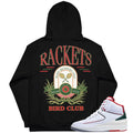 Retro 2 "Origins" Italy Rackets Hoodie - Sneaker Tees to match Air Jordan Sneakers