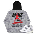 Retro 2 Python Hoodie - Sneaker Tees to match Air Jordan Sneakers