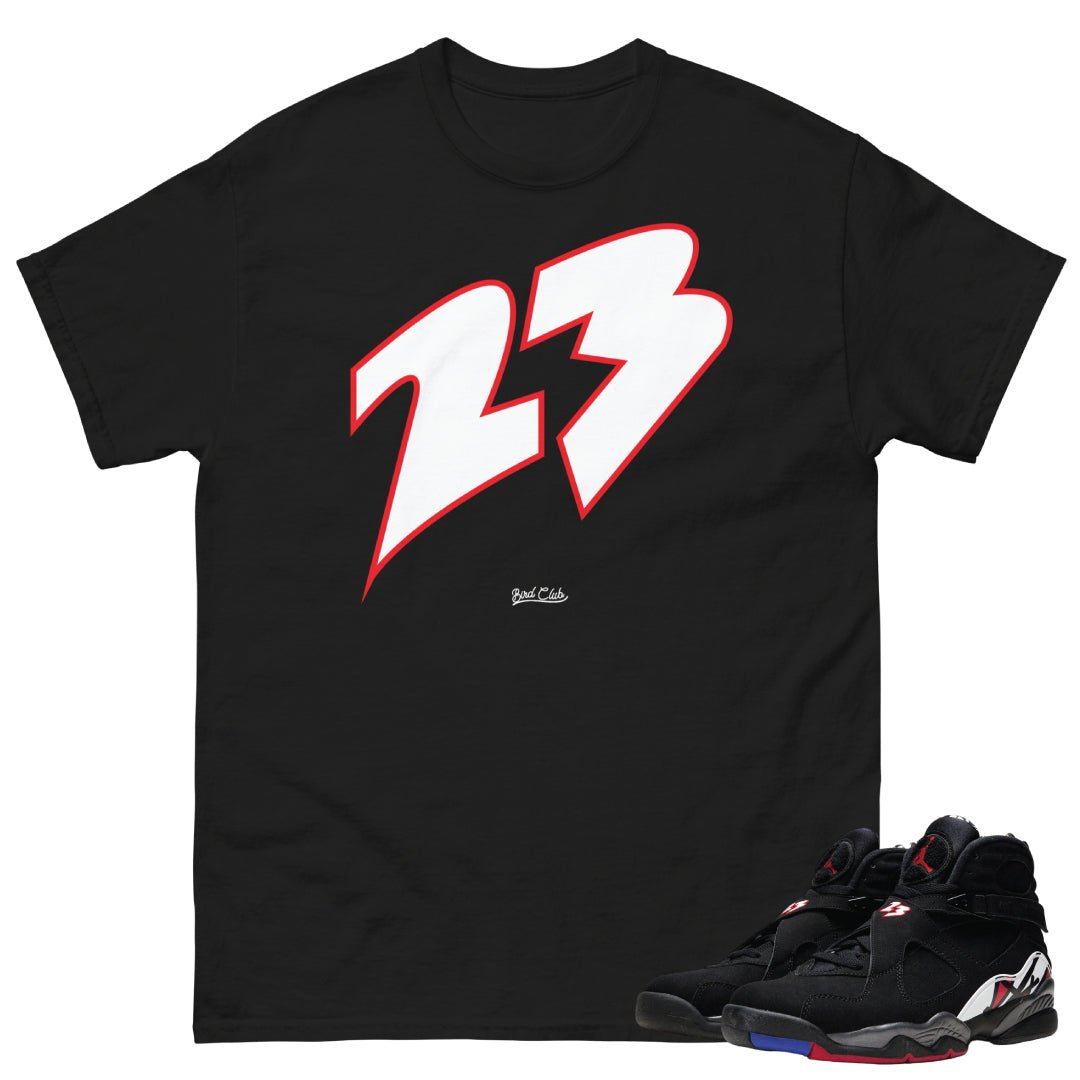 Retro 8 Playoff 23 Shirt - Sneaker Tees to match Air Jordan Sneakers