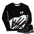 Retro 8 Playoff Stay Strapped Sweatshirt - Sneaker Tees to match Air Jordan Sneakers