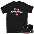 Retro 8 Playoff Stay Strapped Shirt - Sneaker Tees to match Air Jordan Sneakers