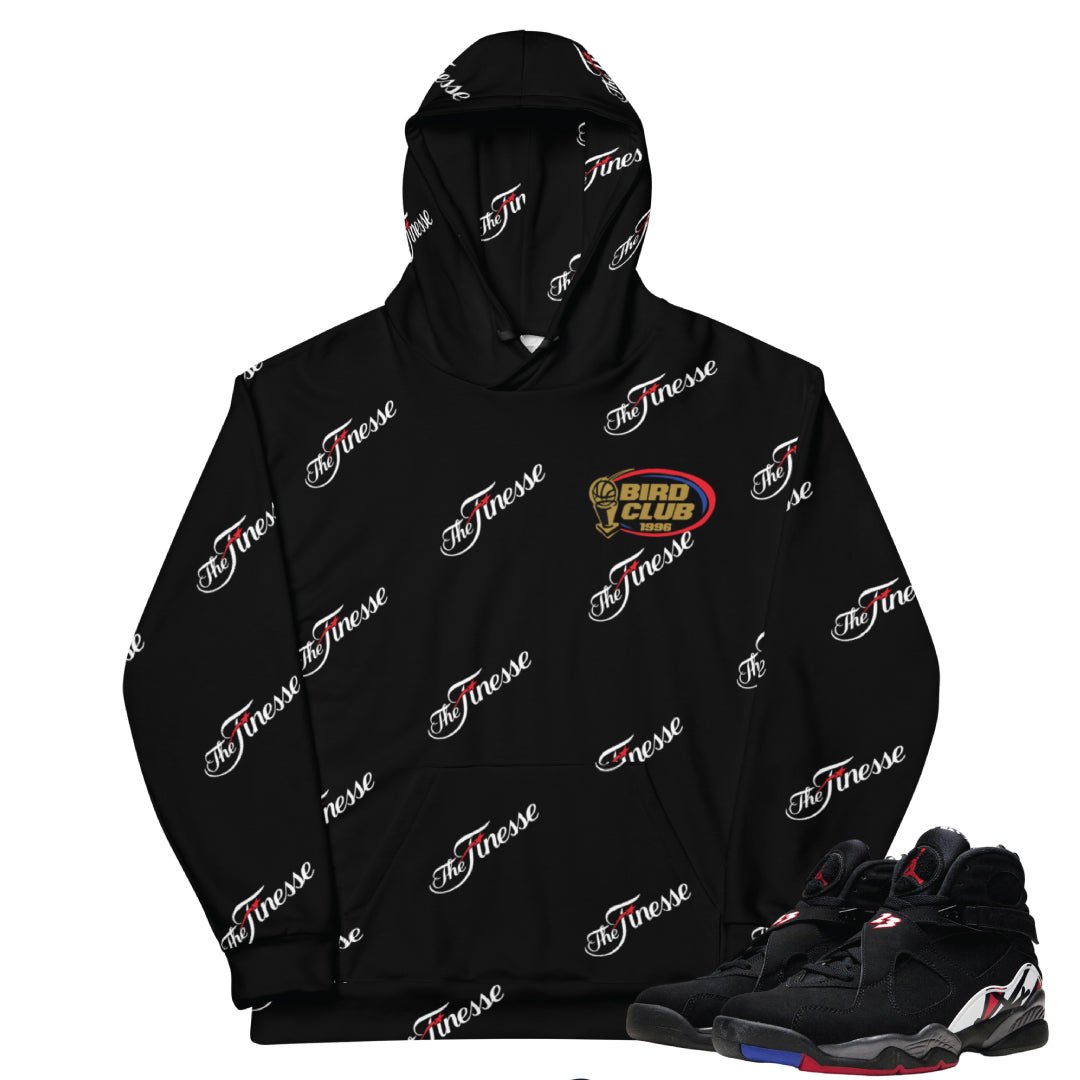 Retro 8 Playoff Finesse Hoodie - Sneaker Tees to match Air Jordan Sneakers
