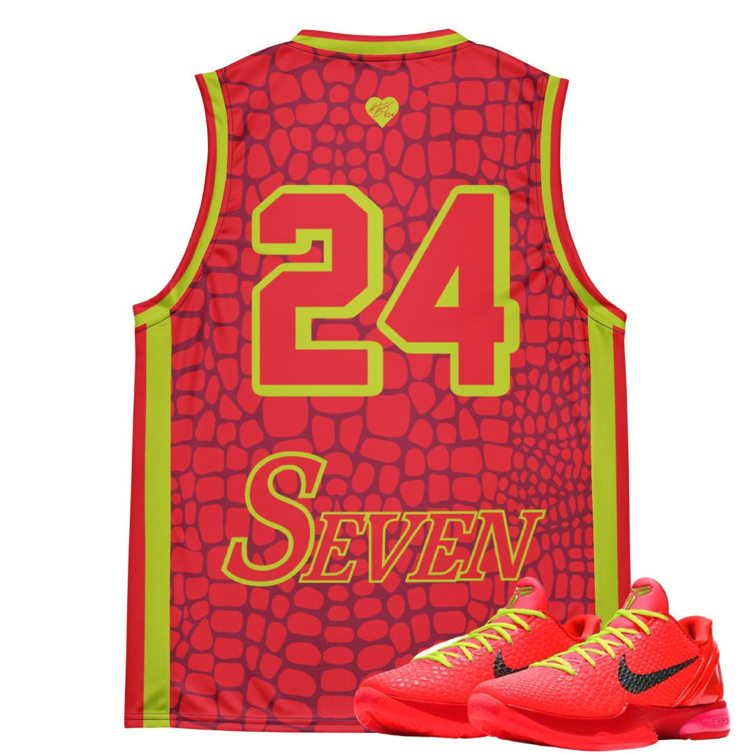 Reverse Grinch "Domin8 24/7" Basketball Jersey - Sneaker Tees to match Air Jordan Sneakers