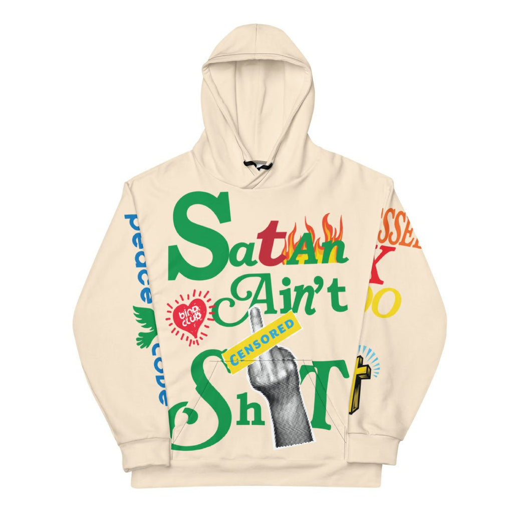 Satan Ain't Sh*t Hoodie - Sneaker Tees to match Air Jordan Sneakers