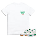 Retro 4 SB Pine SNRS Dept. Shirt - Sneaker Tees to match Air Jordan Sneakers