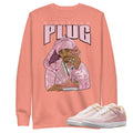 Retro Low "Seersucker" Plug Sweatshirt - Sneaker Tees to match Air Jordan Sneakers