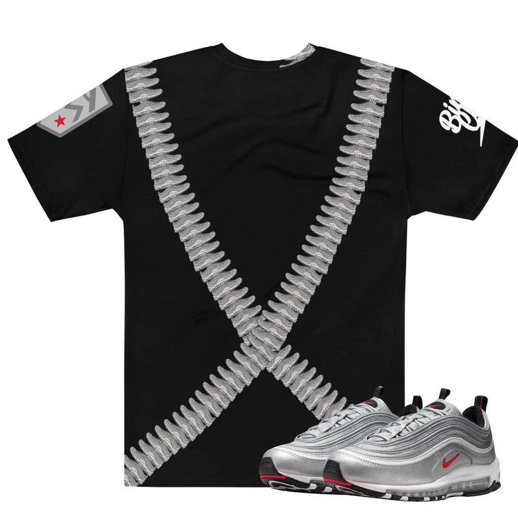 Air Max 97 Silver Bullet Ammo Shirt - Sneaker Tees to match Air Jordan Sneakers