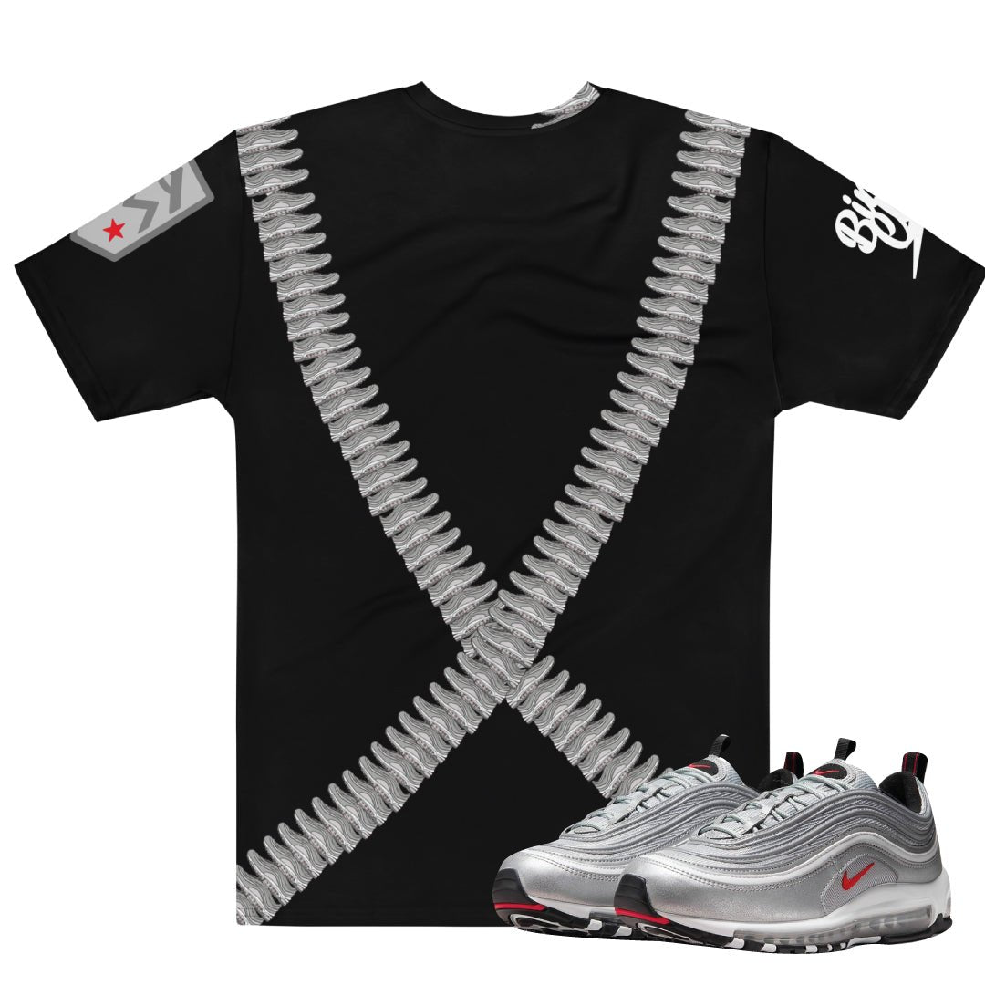 Air Max 97 Silver Bullet Ammo Shirt - Sneaker Tees to match Air Jordan Sneakers
