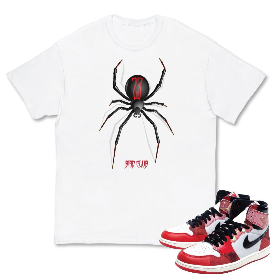 Retro 1 Spider Verse Black Widow Shirt - Sneaker Tees to match Air Jordan Sneakers
