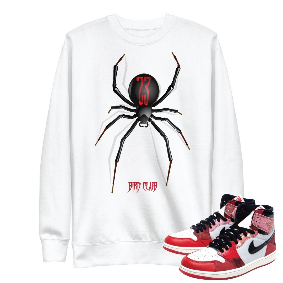Retro 1 Spider Verse "WEB wings" Sweater - Sneaker Tees to match Air Jordan Sneakers