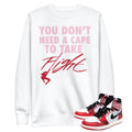 Retro 1 Spider Verse Cape Sweater - Sneaker Tees to match Air Jordan Sneakers