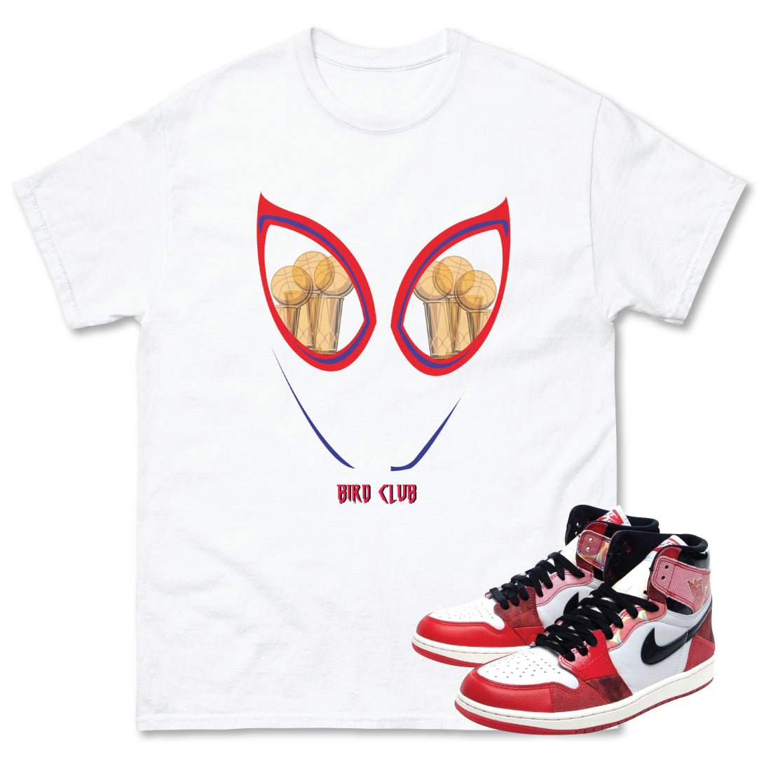 Retro 1 Spider Verse Championship Eyes Shirt - Sneaker Tees to match Air Jordan Sneakers