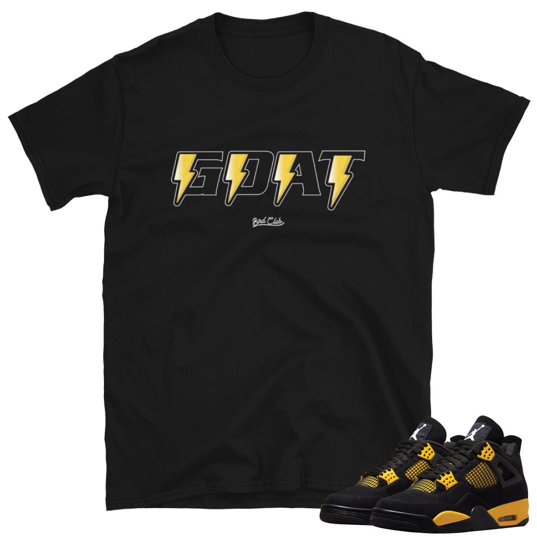 Retro 4 Thunder Bolt Goat Shirt - Sneaker Tees to match Air Jordan Sneakers