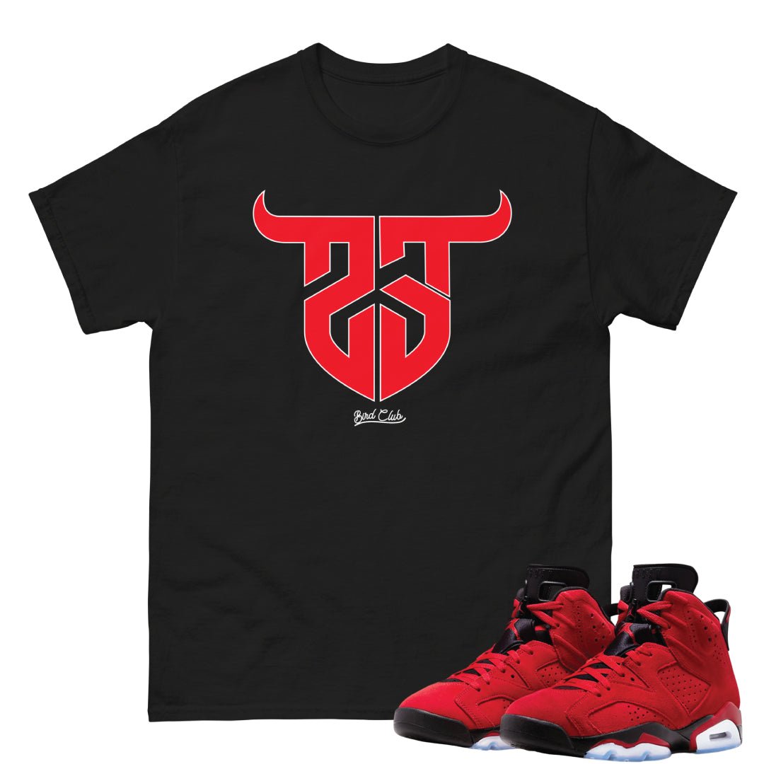 Retro 6 Toro Bravo 23 Horns Shirt - Sneaker Tees to match Air Jordan Sneakers