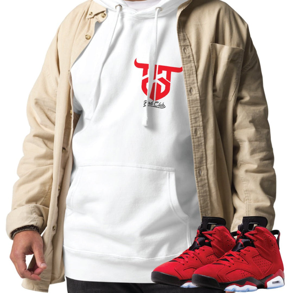 Retro 6 Toro Bravo 23 Hoodie - Sneaker Tees to match Air Jordan Sneakers