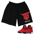 Retro 6 Toro Bravo Shorts - Sneaker Tees to match Air Jordan Sneakers