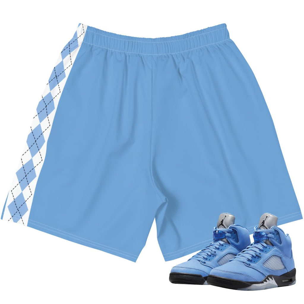 Retro 5 UNC Shorts - Sneaker Tees to match Air Jordan Sneakers