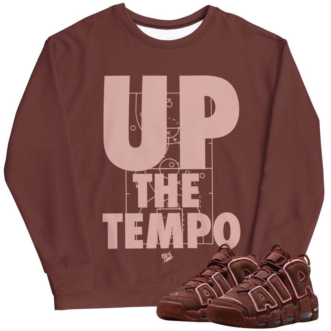 Air More Uptempo Valentines Sweatshirt - Sneaker Tees to match Air Jordan Sneakers
