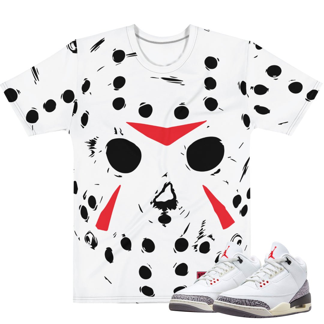 Retro 3 White Cement Reimagined "Killa" shirt - Sneaker Tees to match Air Jordan Sneakers