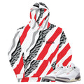 Retro 3 "White Cement" reimagined Hoodie - Sneaker Tees to match Air Jordan Sneakers