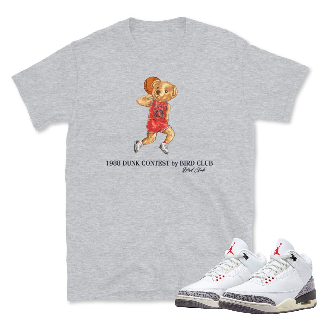 Retro 3 "White Cement" Reimagined Shirt - Sneaker Tees to match Air Jordan Sneakers