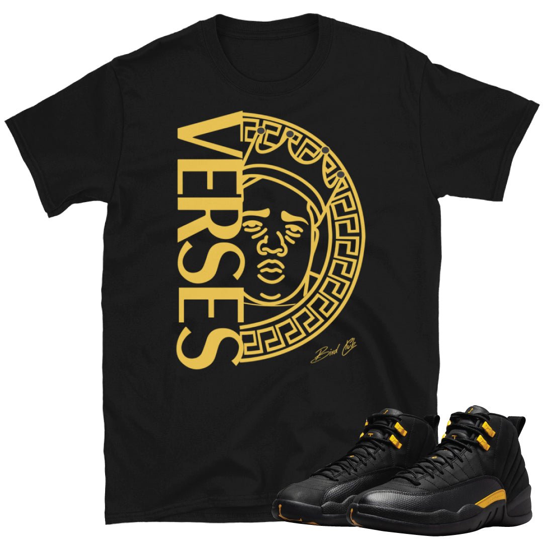 Retro 12 Black Taxi Verses Shirt - Sneaker Tees to match Air Jordan Sneakers
