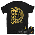 Retro 12 Black Taxi Verses Shirt - Sneaker Tees to match Air Jordan Sneakers