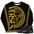 Retro 12 Black Taxi Verses Sweatshirt - Sneaker Tees to match Air Jordan Sneakers