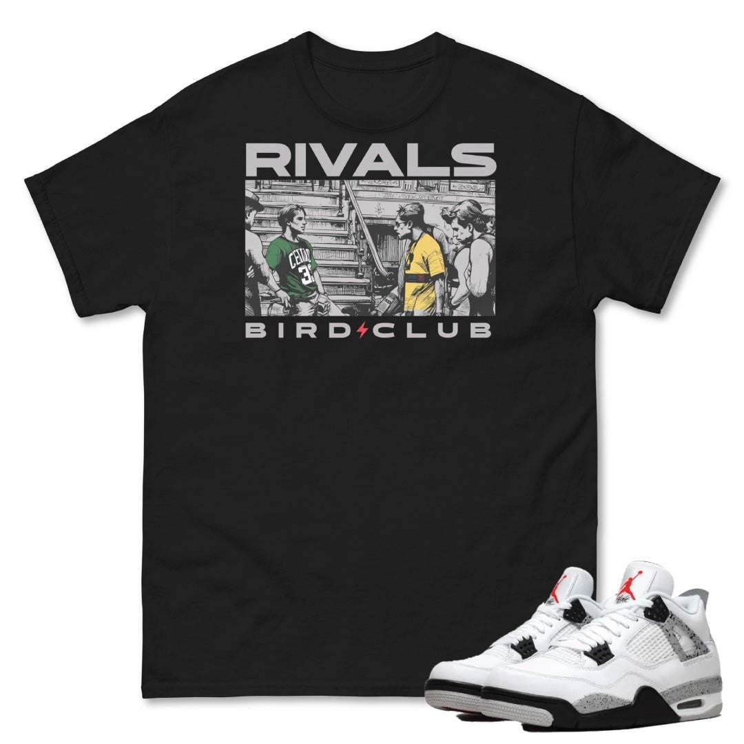 Retro 4 White Cement Rivals Shirt