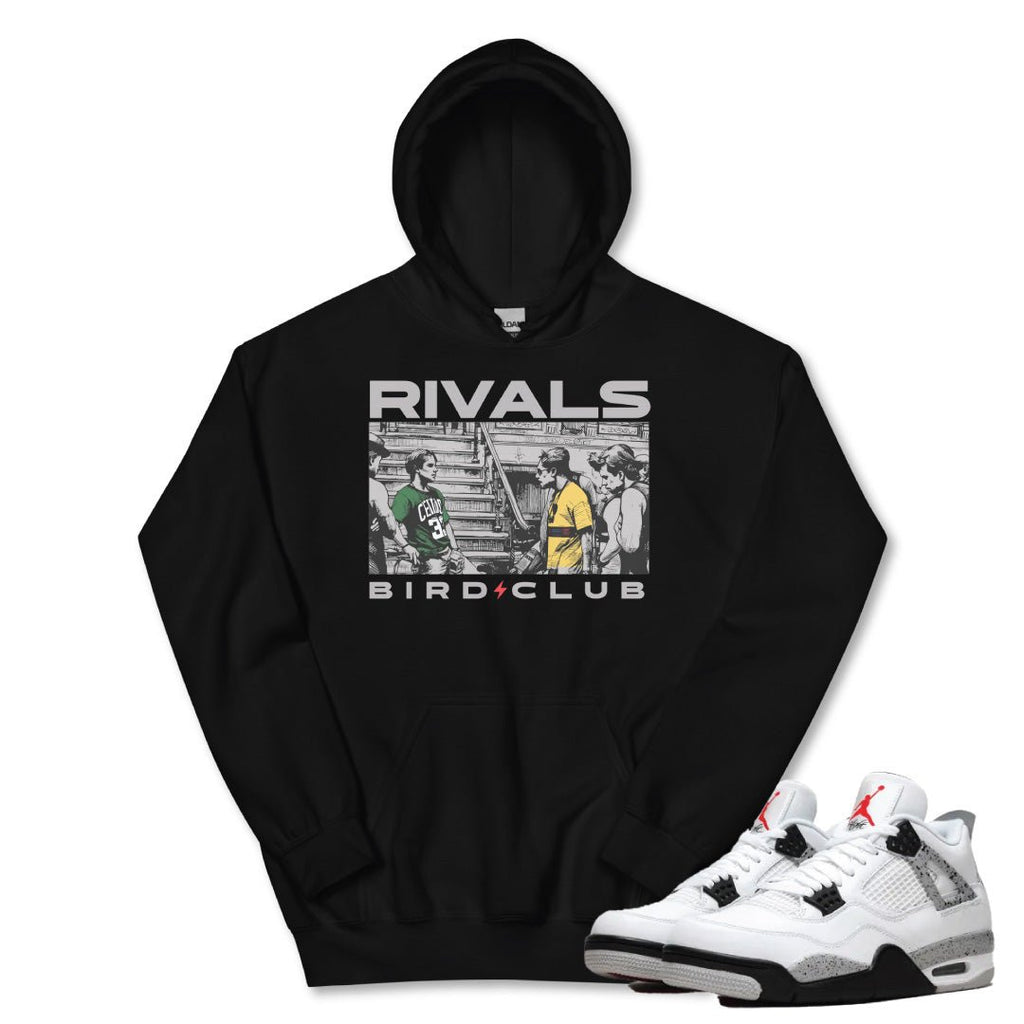 Retro 4 White Cement Rivals Hoodie