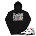 Retro 4 White Cement Rivals Hoodie