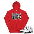 Retro 4 White Cement Rivals Hoodie
