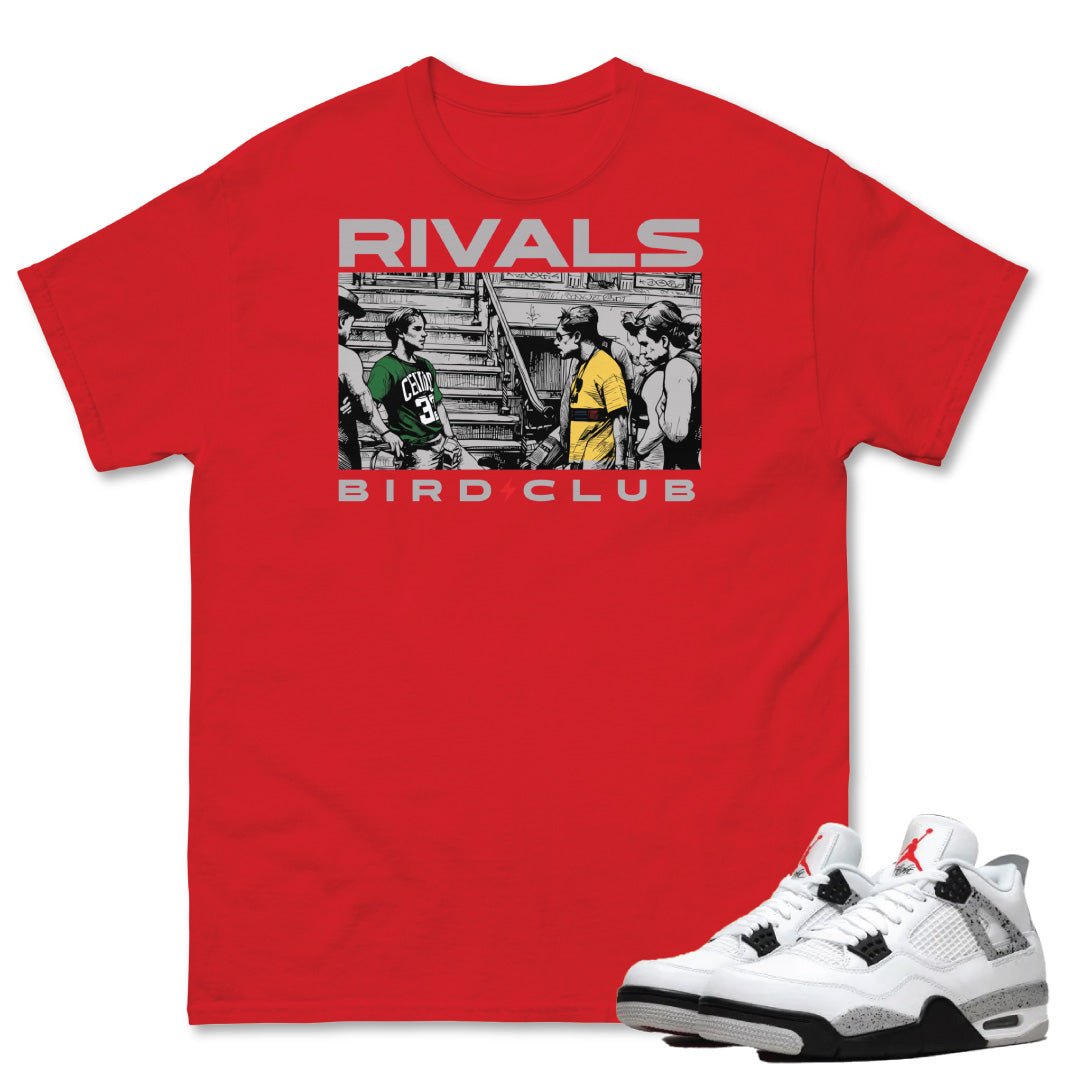 Retro 4 White Cement Rivals Shirt