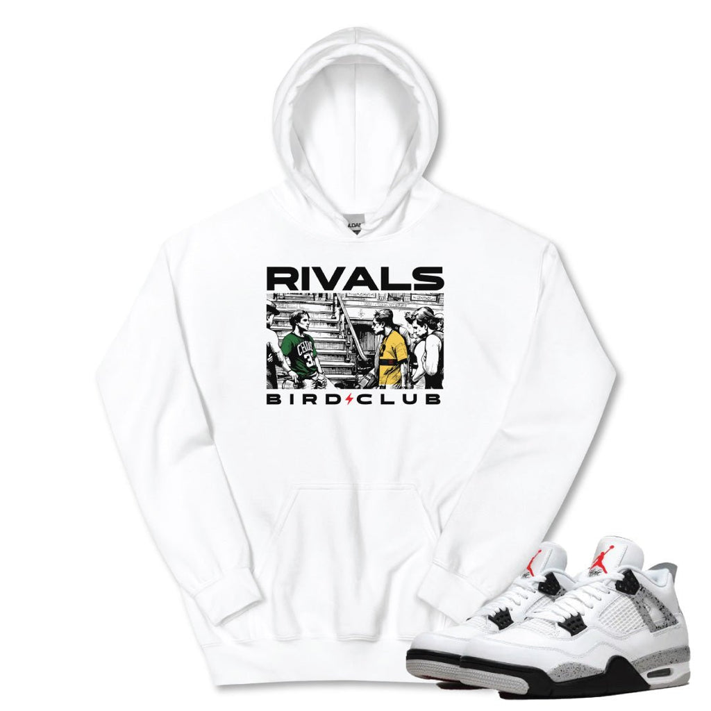 Retro 4 White Cement Rivals Hoodie