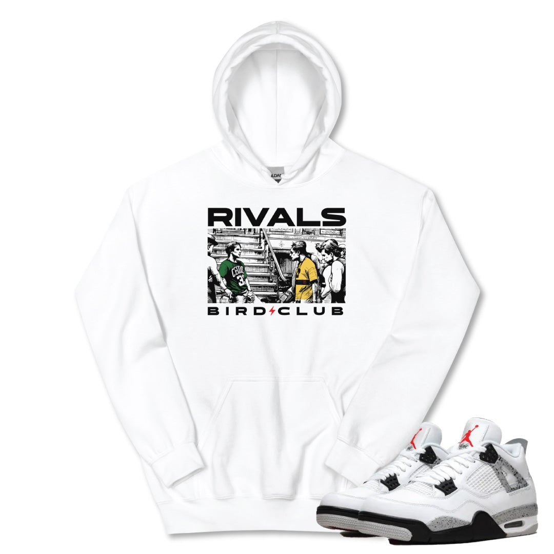 Retro 4 White Cement Rivals Hoodie