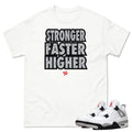 Retro 4 White Cement Shirt