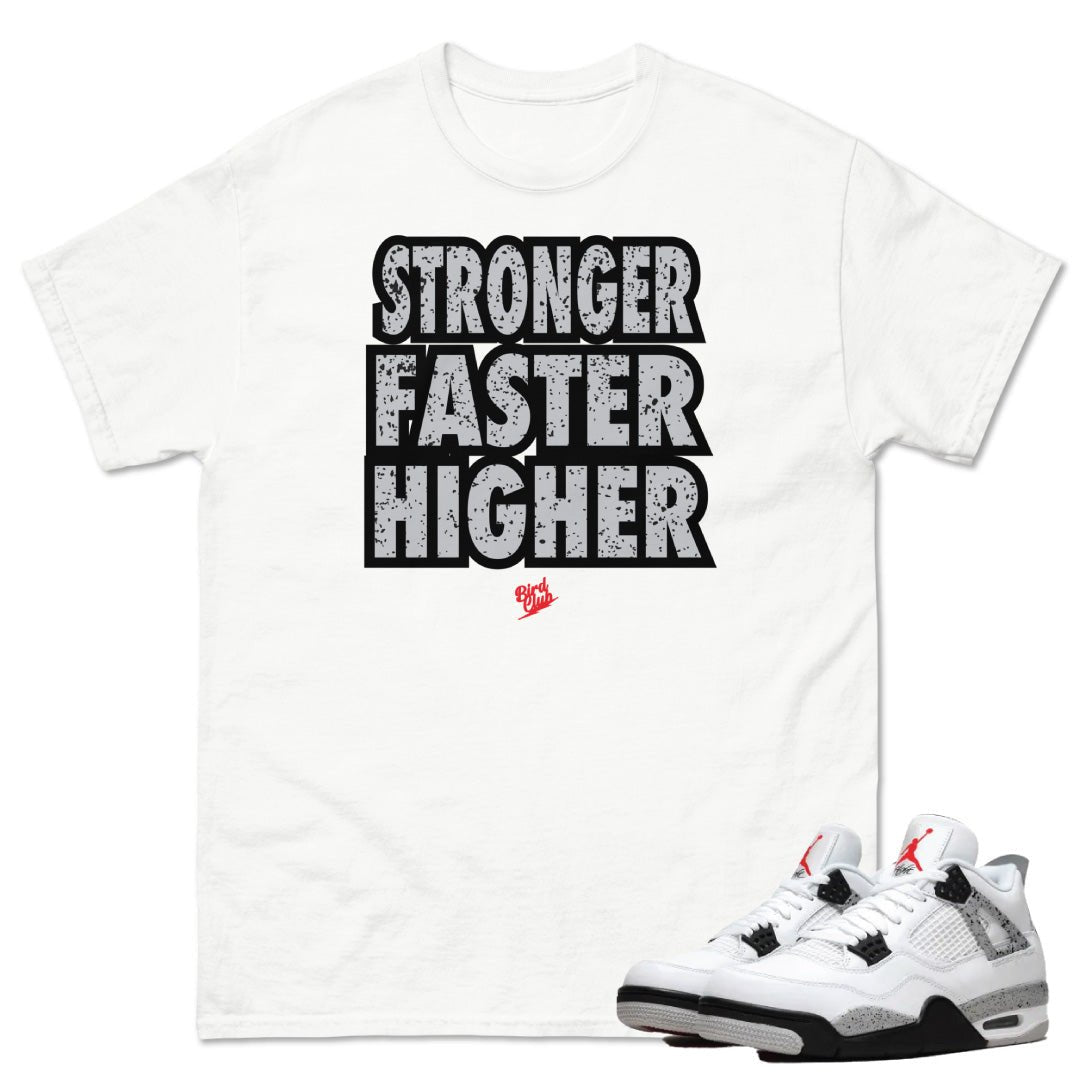 Retro 4 White Cement Shirt
