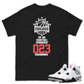 Retro 4 White Cement Tournament Shirt