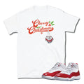 Retro 11 Cherry Red Cherry Xmas shirt - Sneaker Tees to match Air Jordan Sneakers