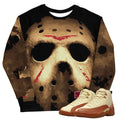 Retro 12 Eastside Golf Burnt Sunrise Crystal Lake Sweatshirt - Sneaker Tees to match Air Jordan Sneakers