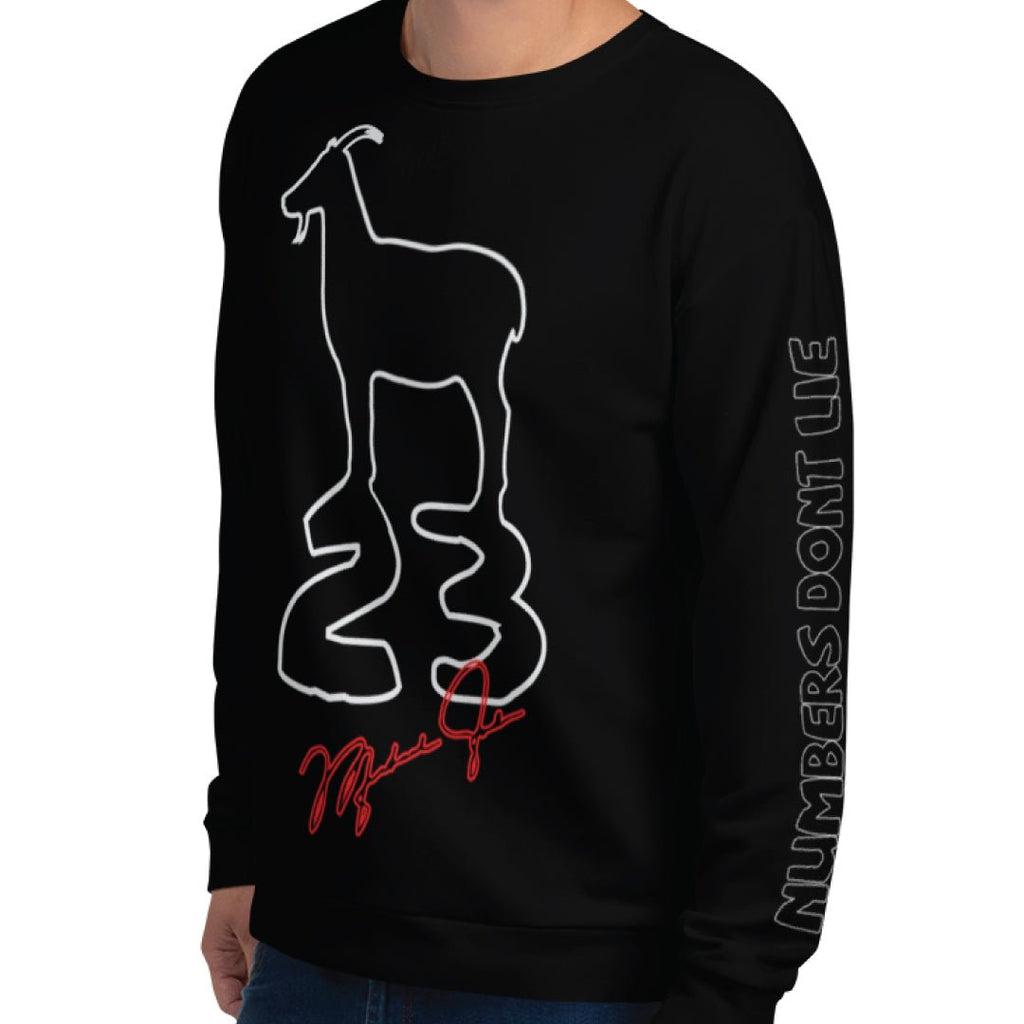 Goat 23 Stats Sweatshirt - Sneaker Tees to match Air Jordan Sneakers