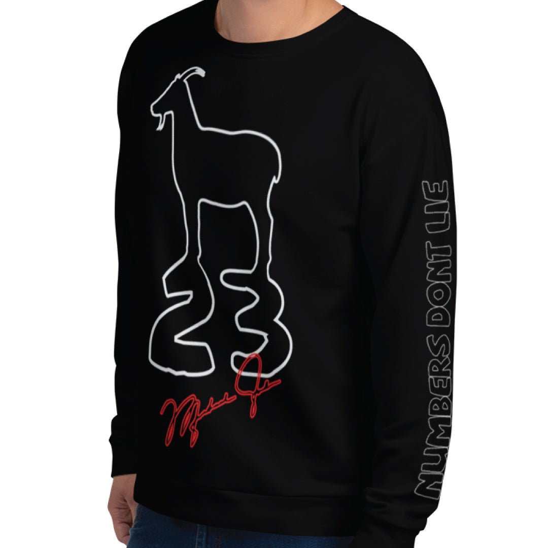 Goat 23 Stats Sweatshirt - Sneaker Tees to match Air Jordan Sneakers