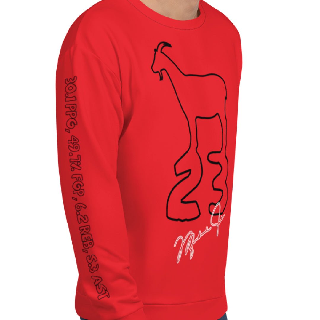 Goat 23 Stats Sweatshirt - Sneaker Tees to match Air Jordan Sneakers