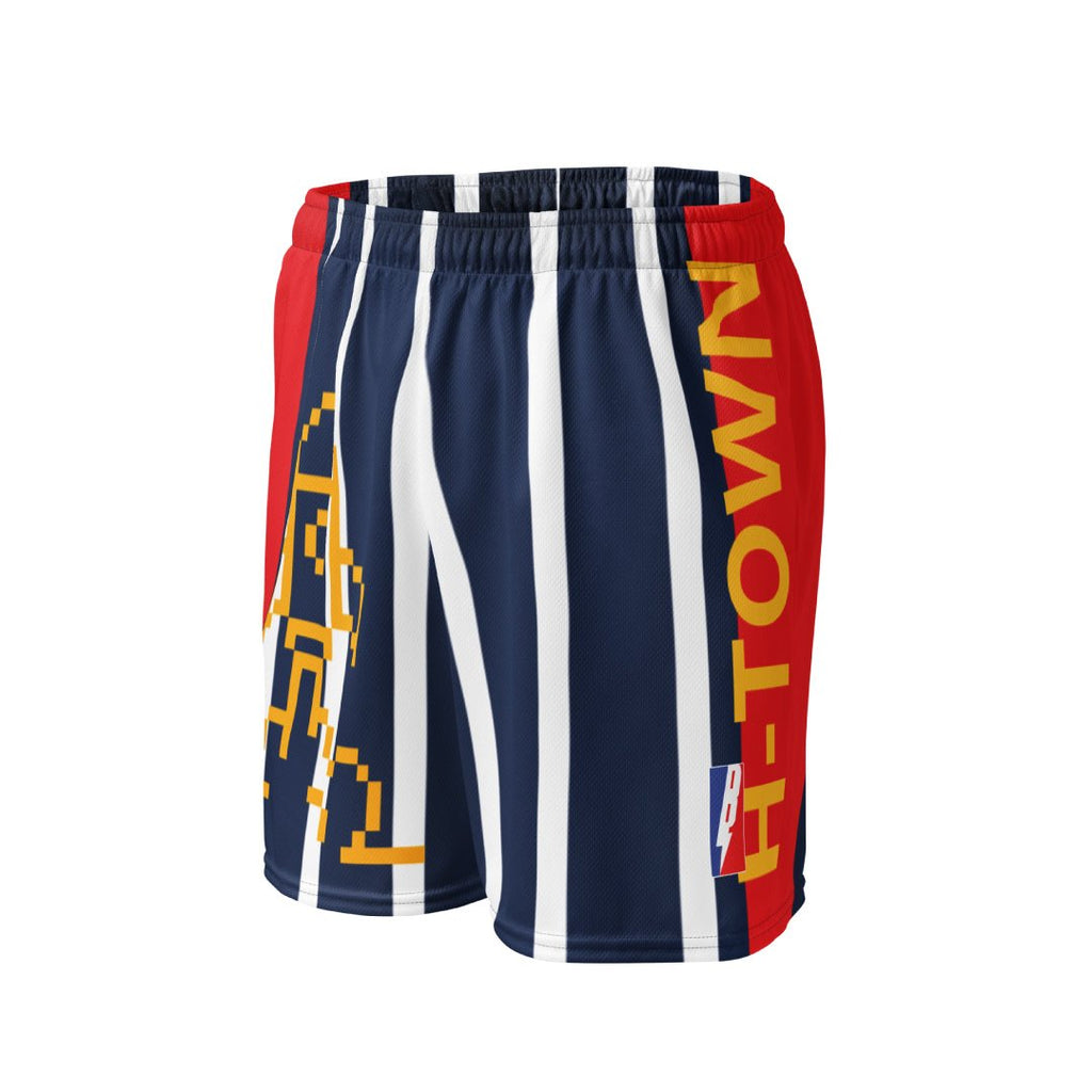 H-Town Rockets Basketball Mesh Shorts - Sneaker Tees to match Air Jordan Sneakers
