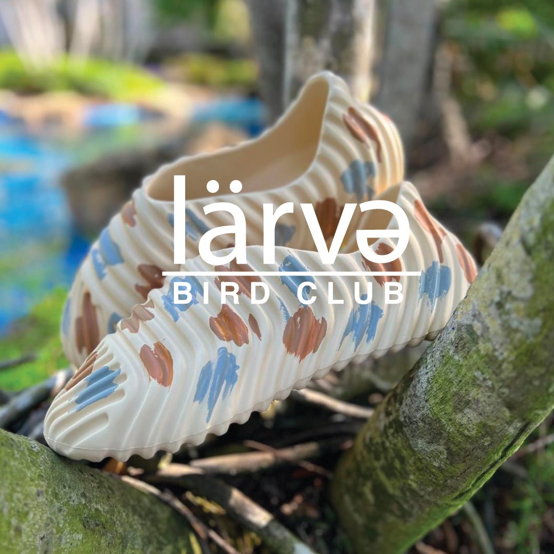 Larve Ribbed Cream Foam Slip On - Sneaker Tees to match Air Jordan Sneakers