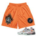 KD 4 Galaxy Mesh Basketball Shorts - Sneaker Tees to match Air Jordan Sneakers